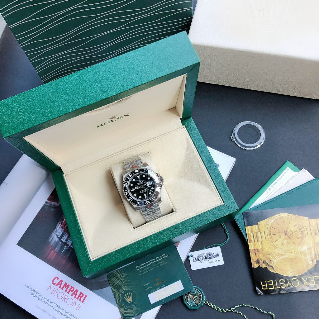 GMT-Master II 116710 40mm Stainless Steel Black Dial Watch 5