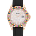 Yacht Master 116695SATS 40mm Everose Gold Diamond Dial 1