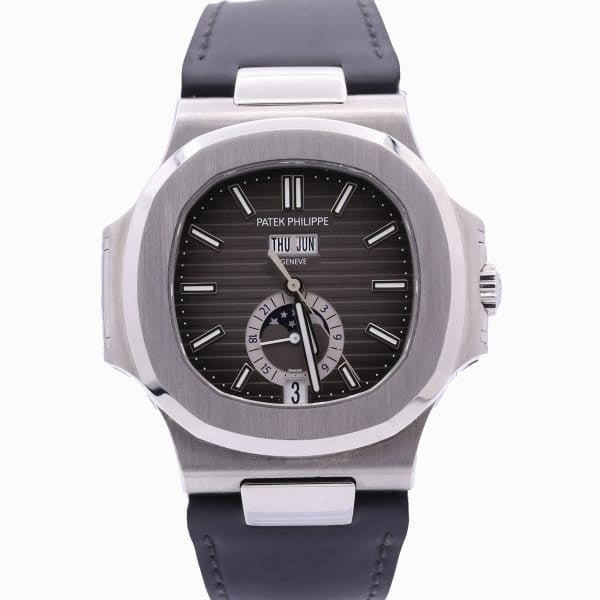 Patek Philippe Nautilus, 40.5mm, Stainless Steel, Black Dial, 5726A-001 1