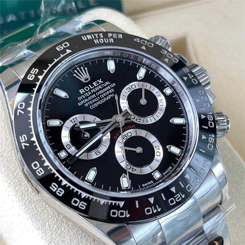 Cosmograph Daytona m116500ln-0002 Black Stainless Steel 40mm Watch 7