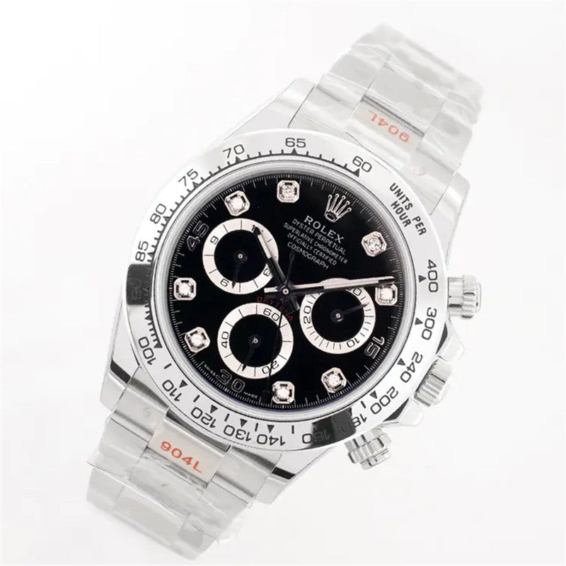Cosmograph Daytona m116509-0055 Black Diamond Oyster 40mm Watch 2