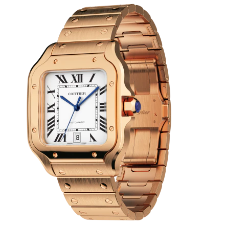Cartier Santos Rose Gold Men’s Watch, WGSA0018 3