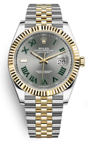 Datejust 126334-0019 Gray Dial 41mm&36mm Watch 1
