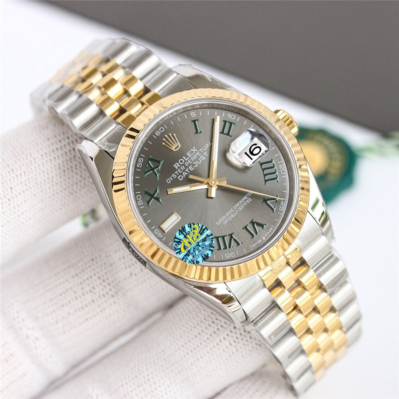 Datejust 126334-0019 Gray Dial 41mm&36mm Watch 3