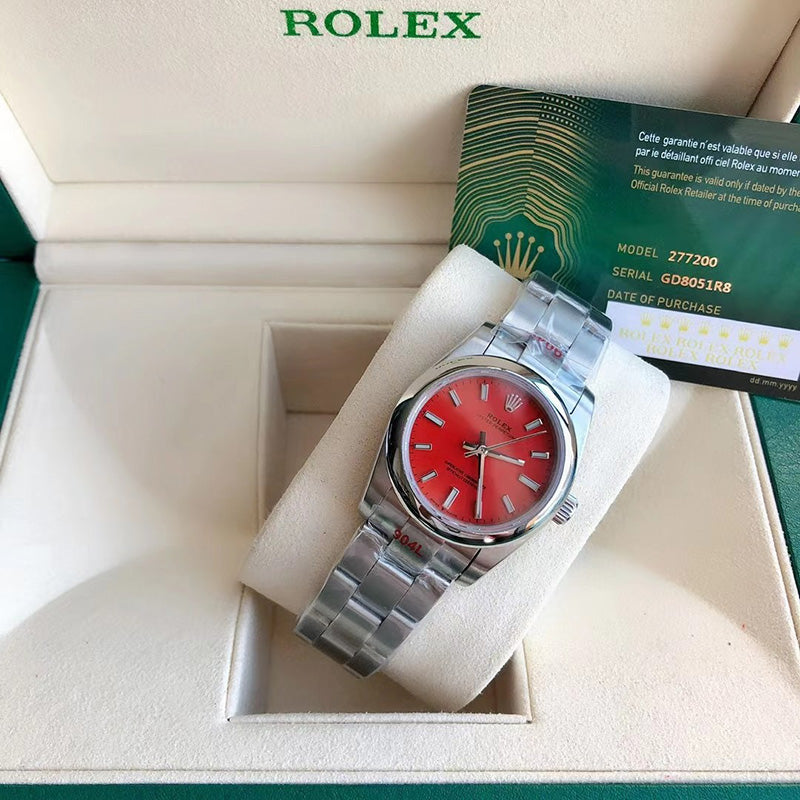 Oyster Perpetual M277200 41mm&31mm Red Dial 5
