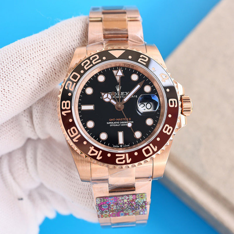 GMT-Master II 126715chnr 40mm Rose Gold Watch 5
