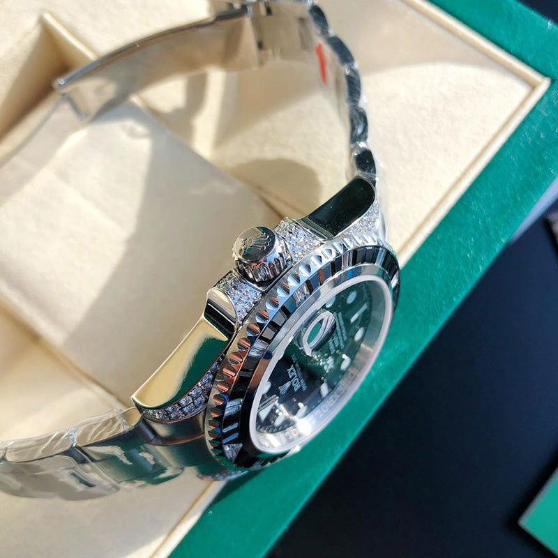 Submariner Silver Black Diamond 40mm 5
