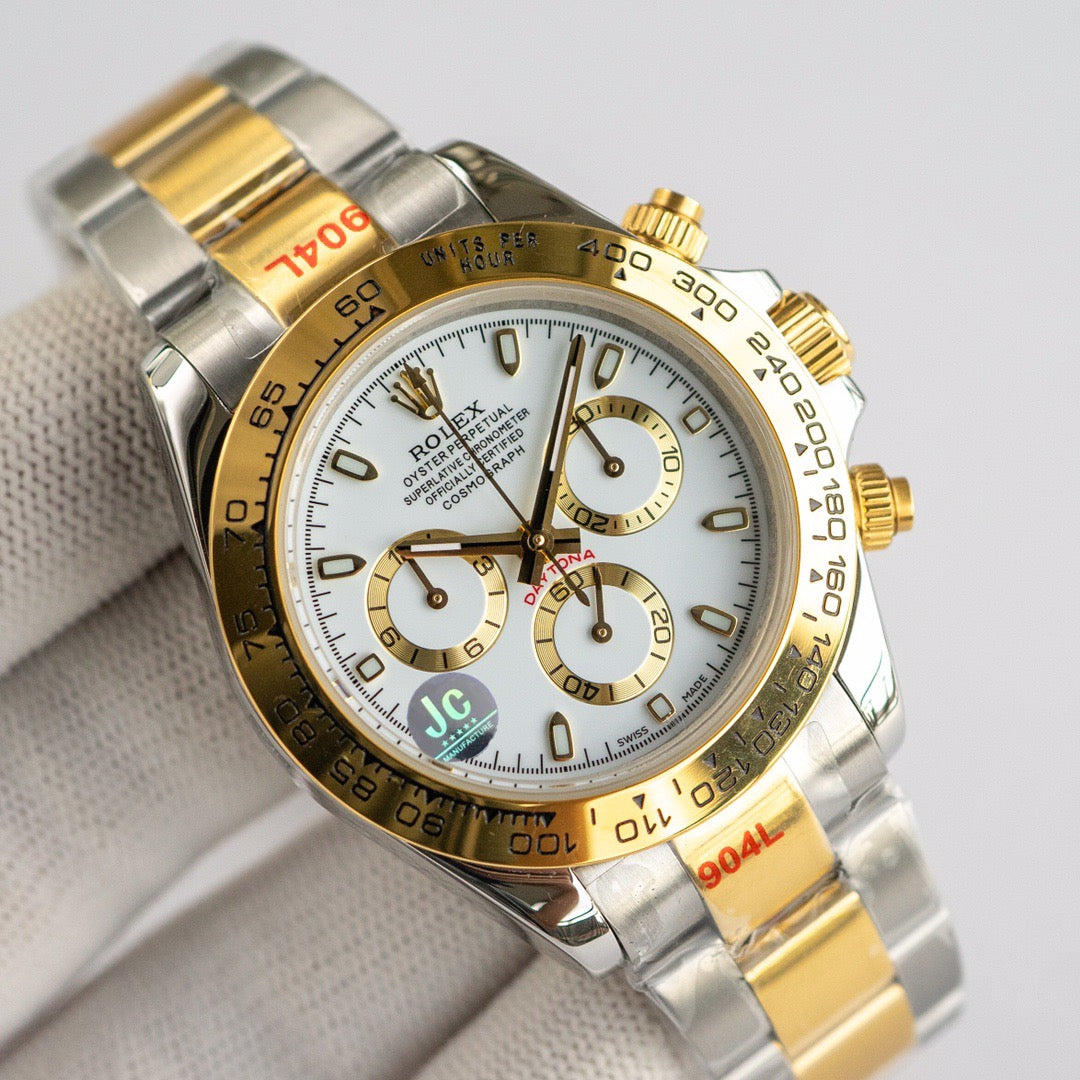 Cosmograph Daytona m116503-0001 White Index Oyster 40mm Watch 2