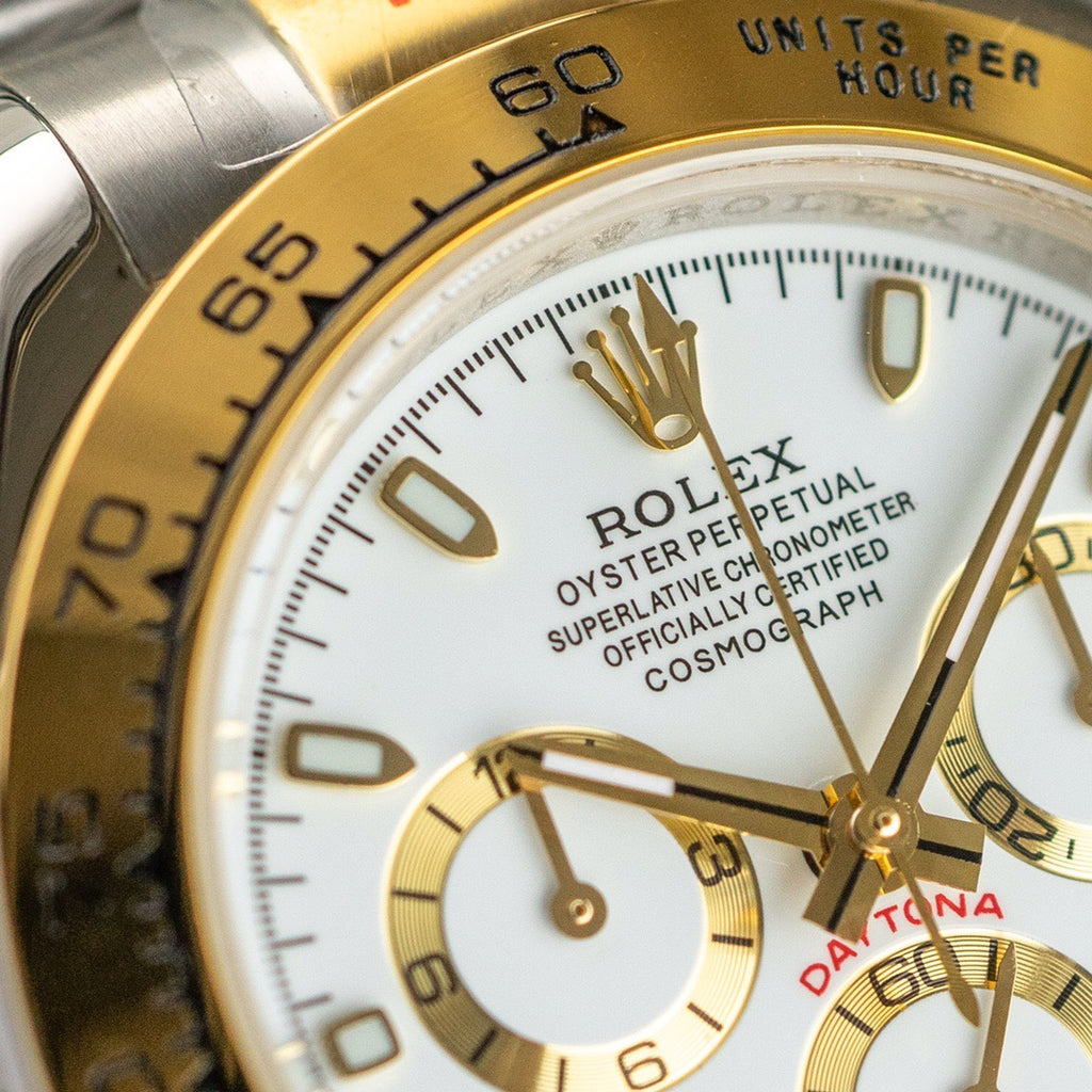Cosmograph Daytona m116503-0001 White Index Oyster 40mm Watch 5