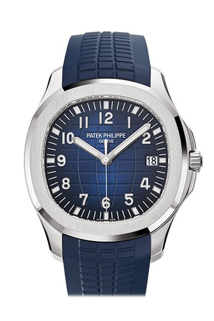 Patek Philippe Aquanaut Blue Dial 18K White Gold Men's Watch 5168G-001 1