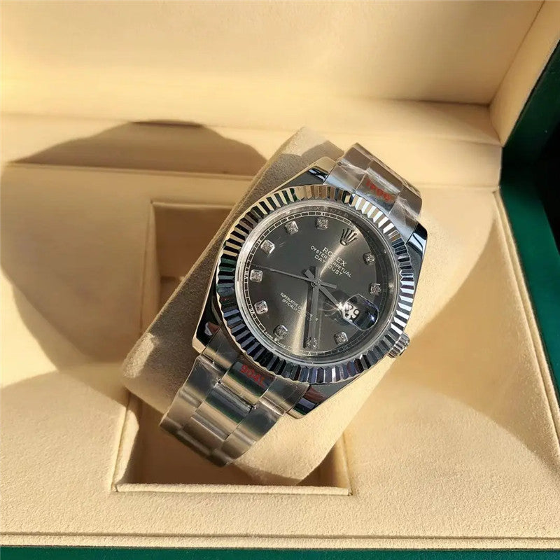 Datejust 126334-0005 Diamond Gray Dial 41mm&36mm Watch 3