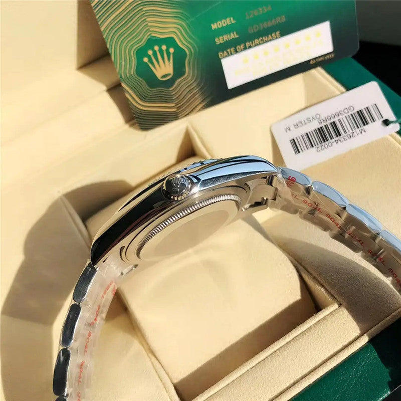 Datejust 126334-0005 Diamond Gray Dial 41mm&36mm Watch 6