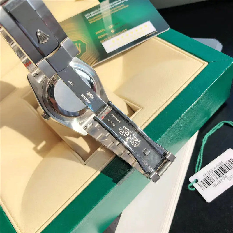 Datejust 126334-0005 Diamond Gray Dial 41mm&36mm Watch 7