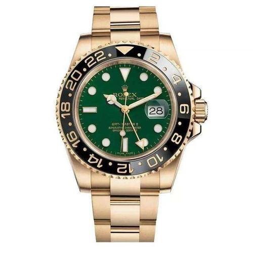 GMT-Master II 116718LN 40mm Gold Green Dial 1