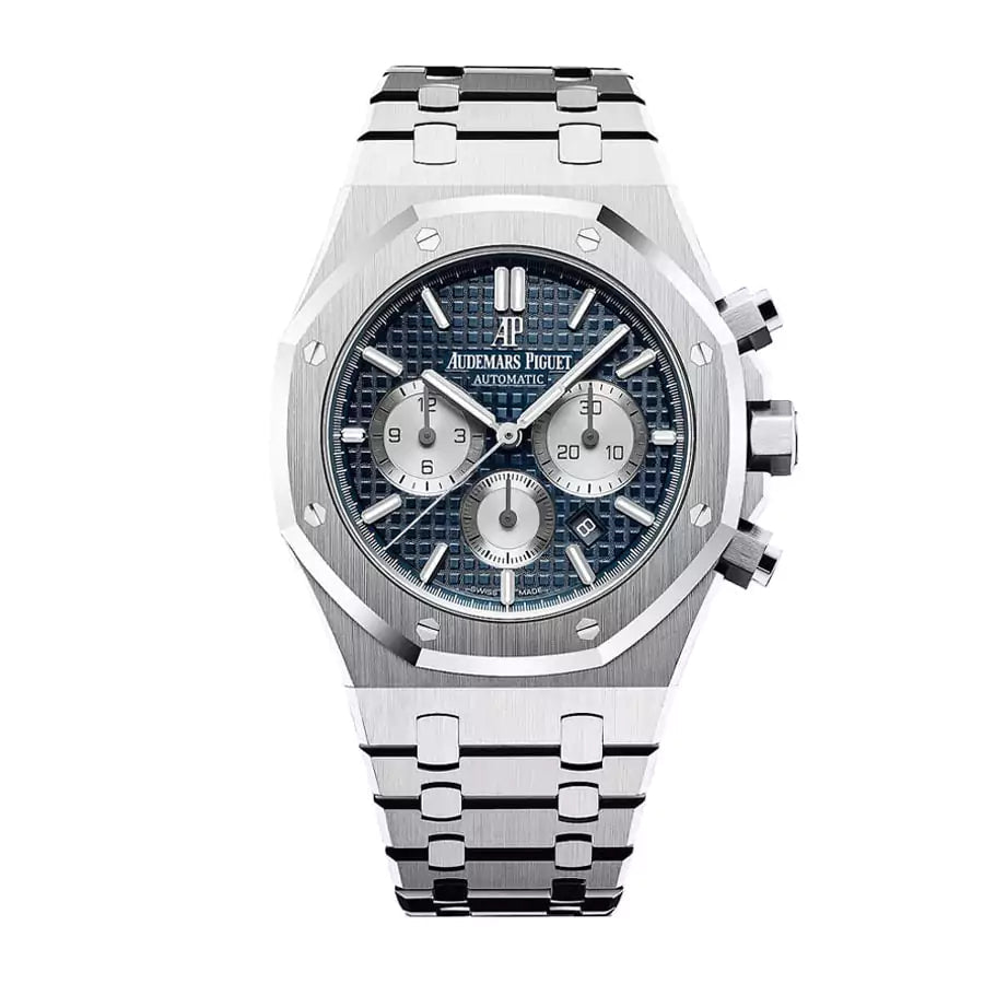 Audemars Piguet Royal Oak 41mm Blue Dial Stainless Steel Bracelet Men's Watch 1