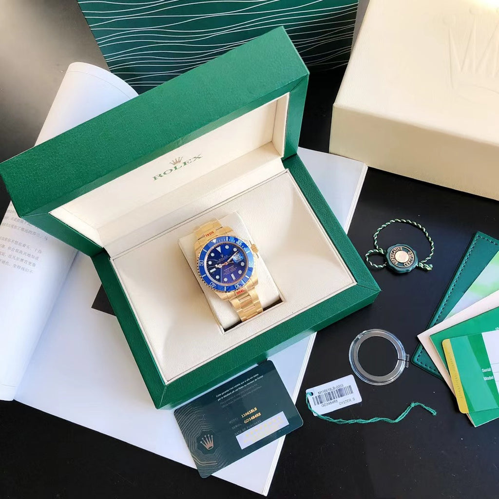 Submariner 116618LB Oyster Perpetual Date Blue Dial 40mm Watch 4