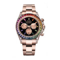 Cosmograph Daytona Rainbow Diamond Rose Gold Stainless Steel 40mm 1
