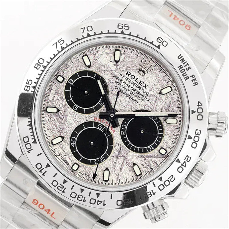 Cosmograph Daytona m116509-0073 Meteorite Dial Steel and Black Oyster 40mm Watch 2