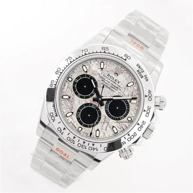 Cosmograph Daytona m116509-0073 Meteorite Dial Steel and Black Oyster 40mm Watch 3