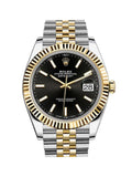 Datejust 126334 Black Dial Fluted Bezel Oyster Bracelet 41mm&36mm 1