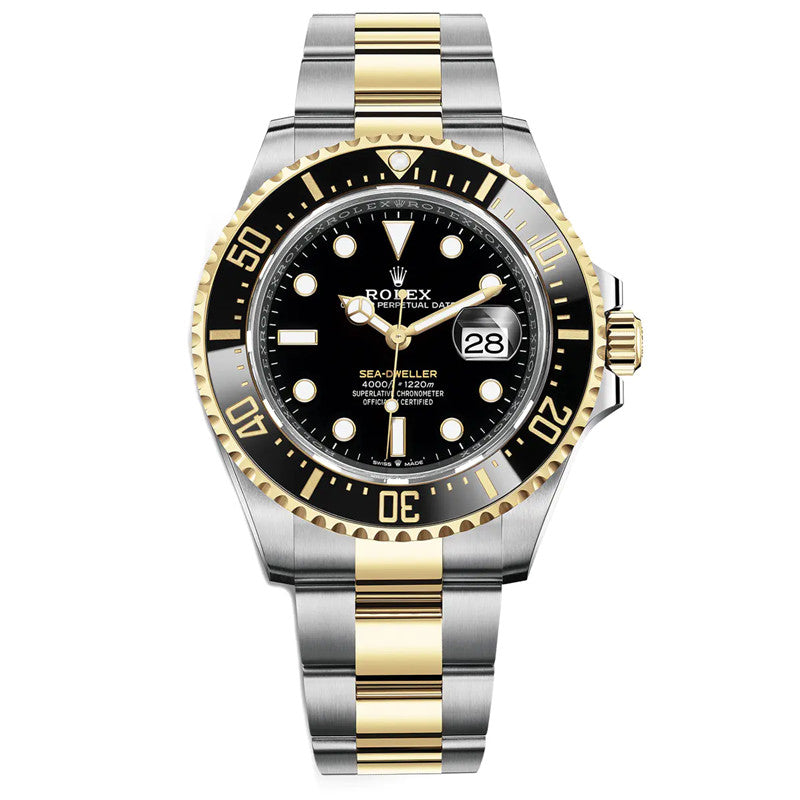Sea Dweller 126603 Solid Gold & Oystersteel Black Dial 43mm Watch 1