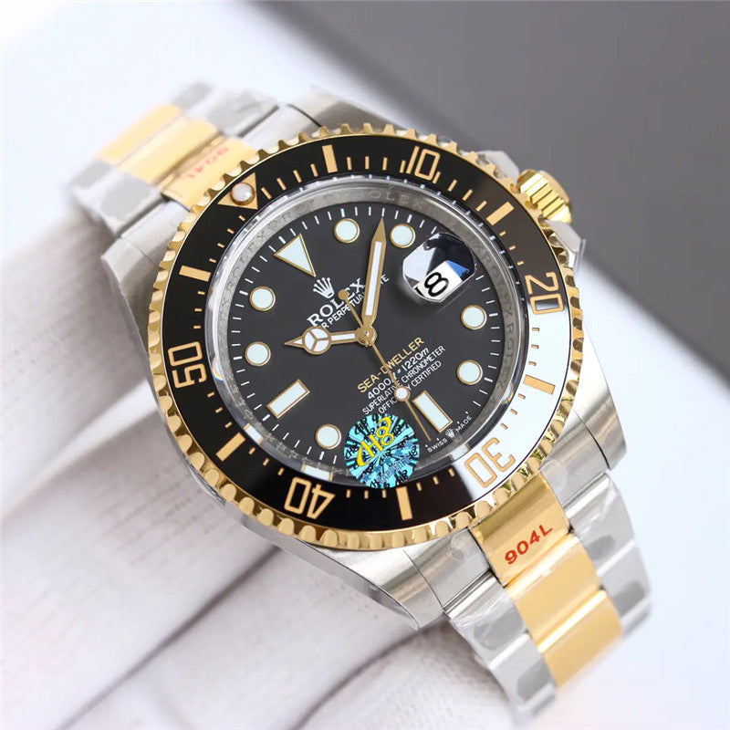 Sea Dweller 126603 Solid Gold & Oystersteel Black Dial 43mm Watch 3