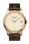 Patek Philippe Calatrava Ivory Dial 18kt Yellow Gold 39mm Men's Watch 5227J-001 1
