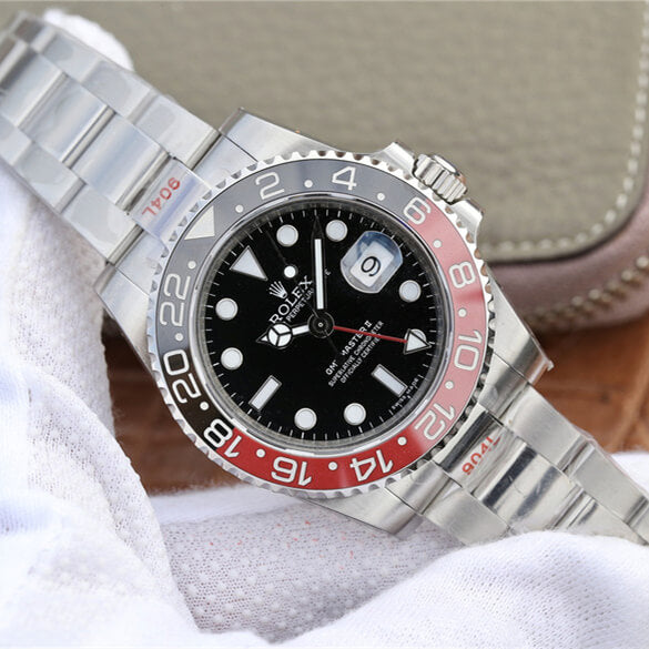 GMT-Master 16710 Black and Red 40mm Steel Oyster Watch 4