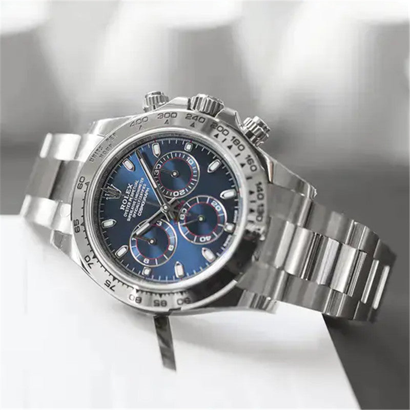 Cosmograph Daytona m116509-0071 Blue Index Oyster 40mm Watch 2