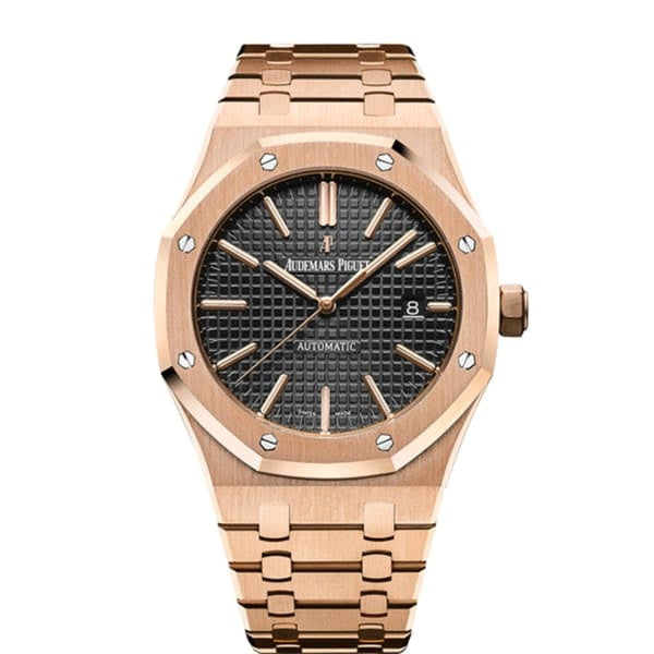 Audemars Piguet Royal Oak Selfwinding with Black Dial 41mm 18k Rose Gold Watch 15400OR.OO.1220OR.01 1