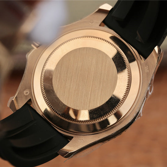 Yacht Master 116695SATS 40mm Everose Gold Diamond Dial 9