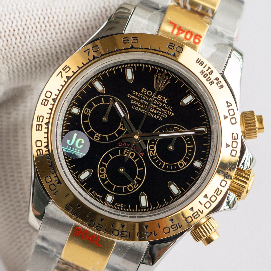 Cosmograph Daytona 116503 Black Index Oyster 40mm Watch 4