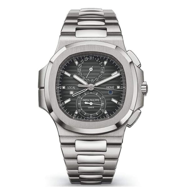 Patek Philippe Nautilus Travel Time Chronograph Stainless Steel Automatic Men's Watch 5990-1A-001 1 1