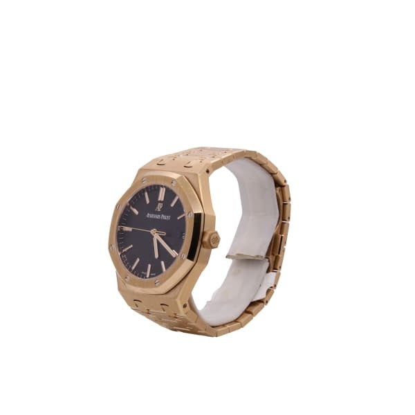 Audemars Piguet Royal Oak Selfwinding, 41mm, 18k Rose Gold, Black Dial, 15500OR.OO.1220OR.01 4