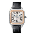 Cartier Santos Stainless Steel & 18K Rose Gold Men’s Watch, W2SA0017 1