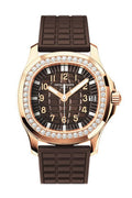 Patek Philippe Aquanaut Luce Automatic Diamond Brown Dial Ladies Watch 5068R-001 1