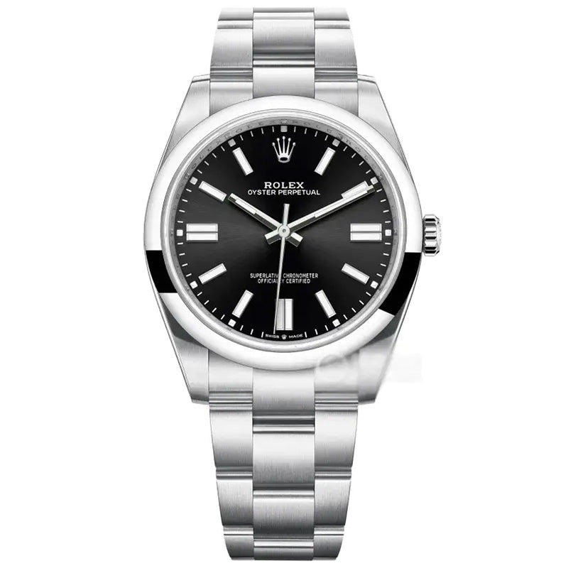 Oyster Perpetual 124300 41mm&36mm Black Dial 1