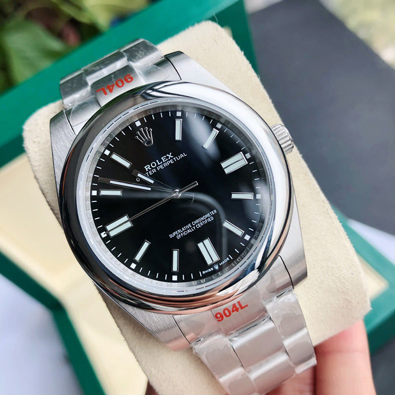 Oyster Perpetual 124300 41mm&36mm Black Dial 3