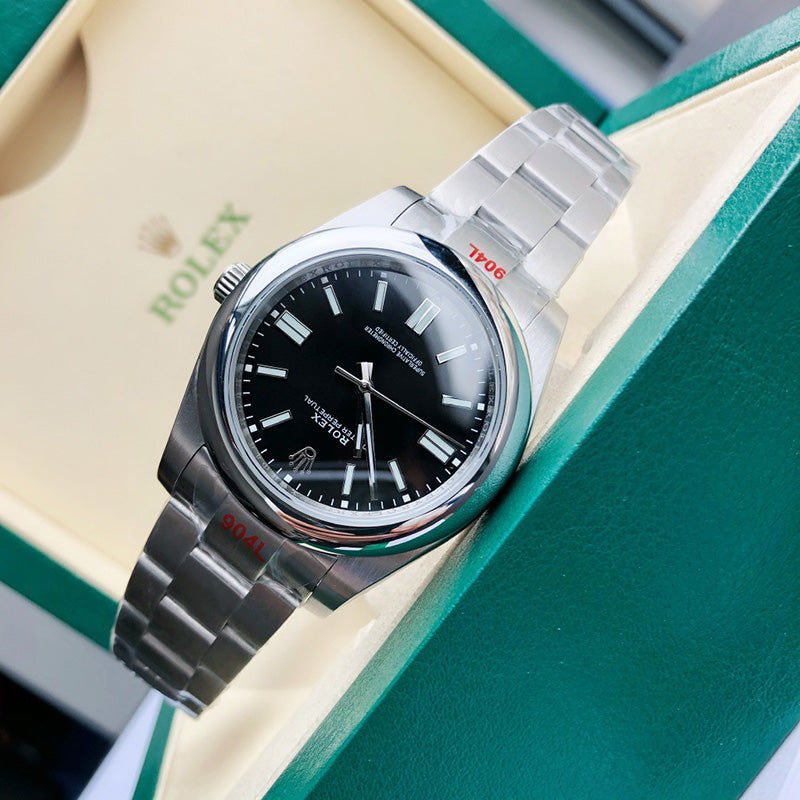Oyster Perpetual 124300 41mm&36mm Black Dial 5