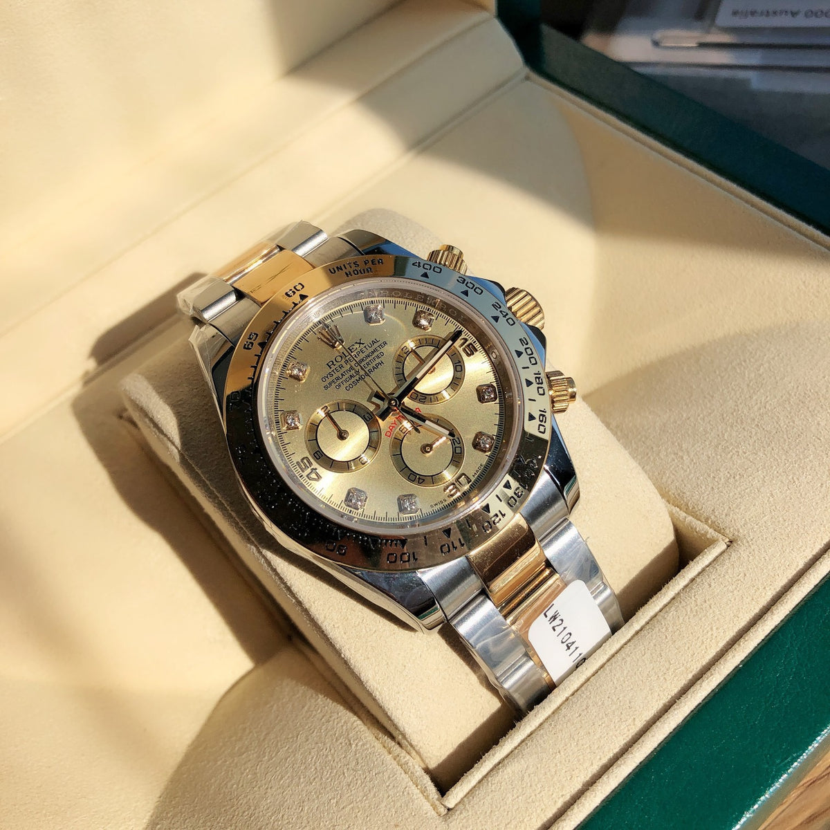 Cosmograph Daytona 116503 Champagne Diamond Oyster 40mm 5