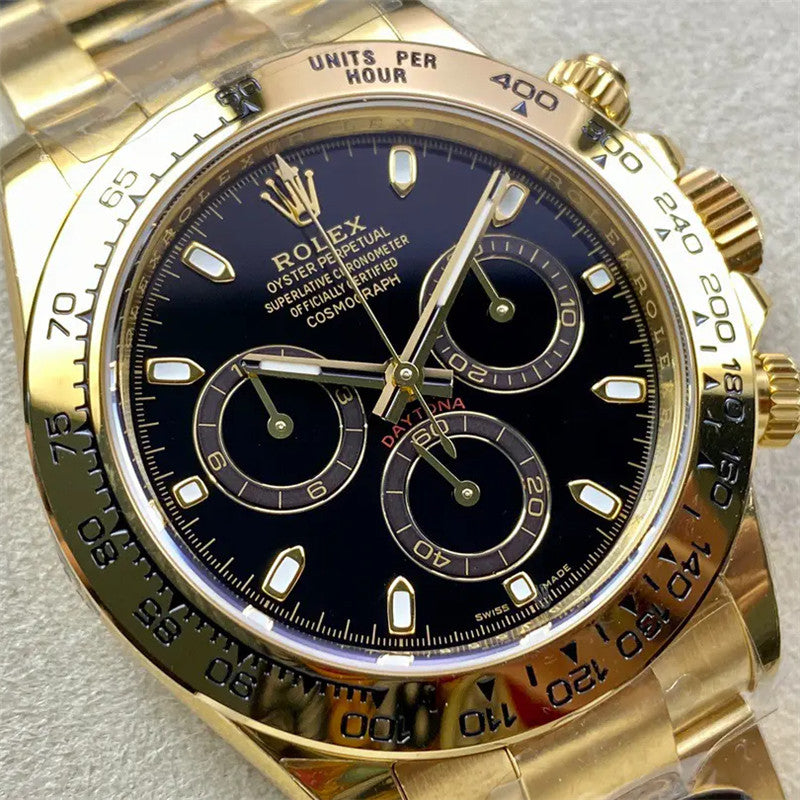 Cosmograph Daytona 116508 Black Index Oyster 40mm Watch 2