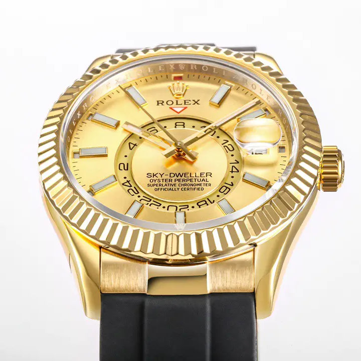 Sky Dweller 326238 42mm Black Oyster Perpetual Mens Watch 5