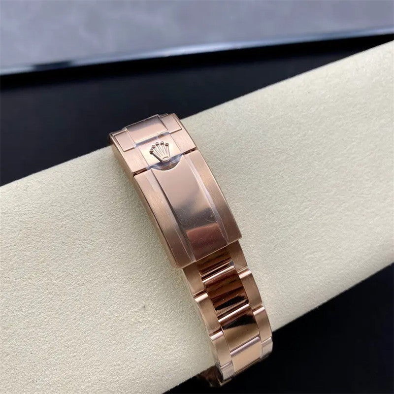 Cosmograph Daytona m116505-0015 40mm Everose Gold Black Diamond Dial Watch 6