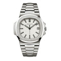 Patek Philippe Nautilus Silvery White Dial Stainless Steel Mens Watch 5711-1A-011 1