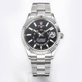 Sky Dweller 326934 Black Index Dial and Oyster Bracelet Watch 42mm 1