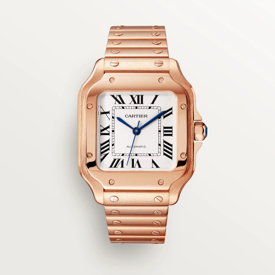 Cartier Santos Rose Gold Unisex Watch, WGSA0031 1