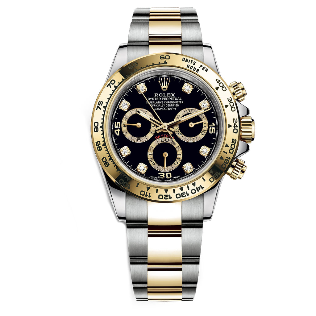 Cosmograph Daytona m116503-0011 Black Diamond Oyster 40mm Watch 1