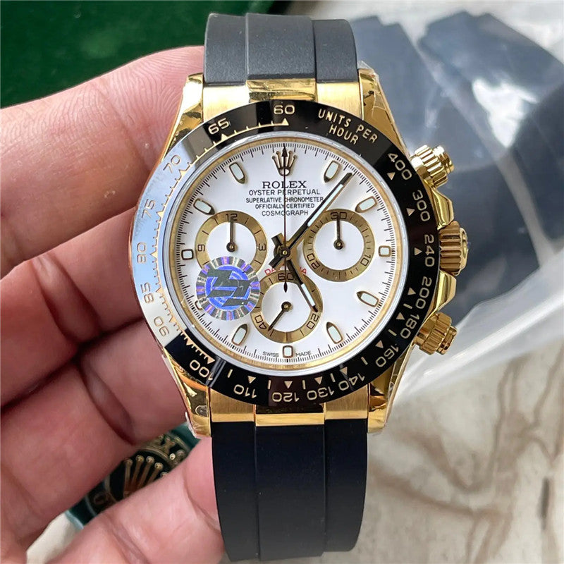 Cosmograph Daytona 116518LN White Dial 40mm Watch 2