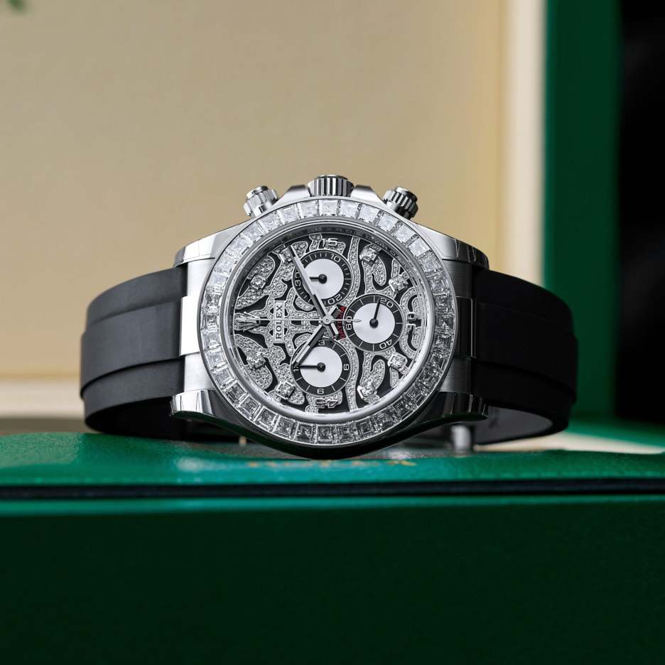 Rolex Daytona 116589TBR "Eye of the Tiger" White Gold UNWORN 2