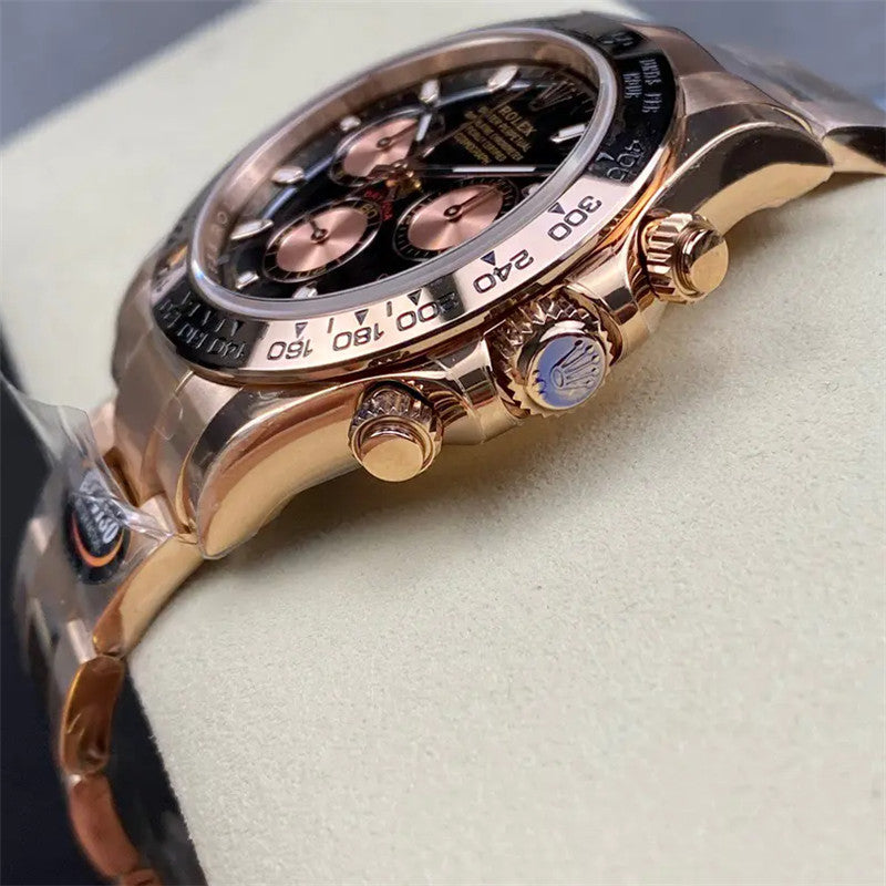 Cosmograph Daytona m116505-0008 Everose Gold 40mm Black Index Dial Watch 6